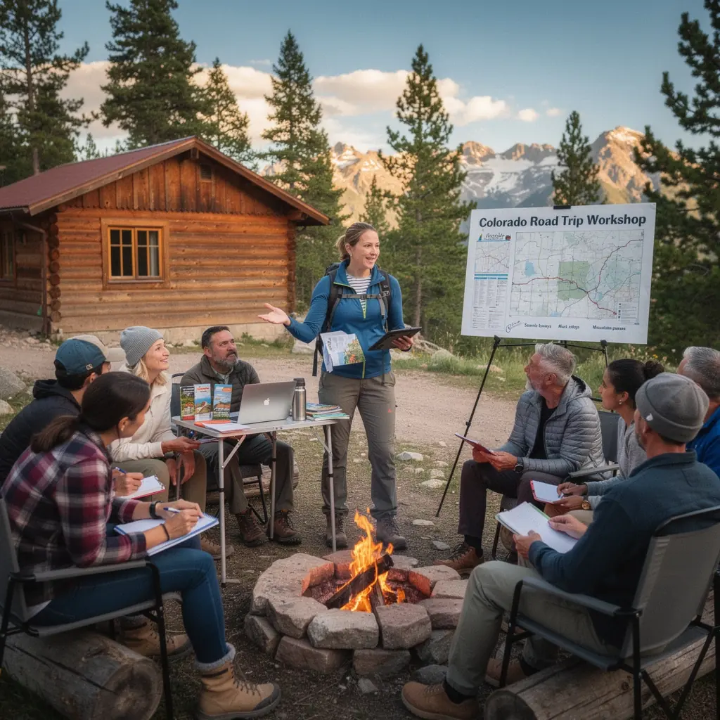 Naturalne atrakcje, takie jak wodospady, przyciągające turystów podczas road tripu.