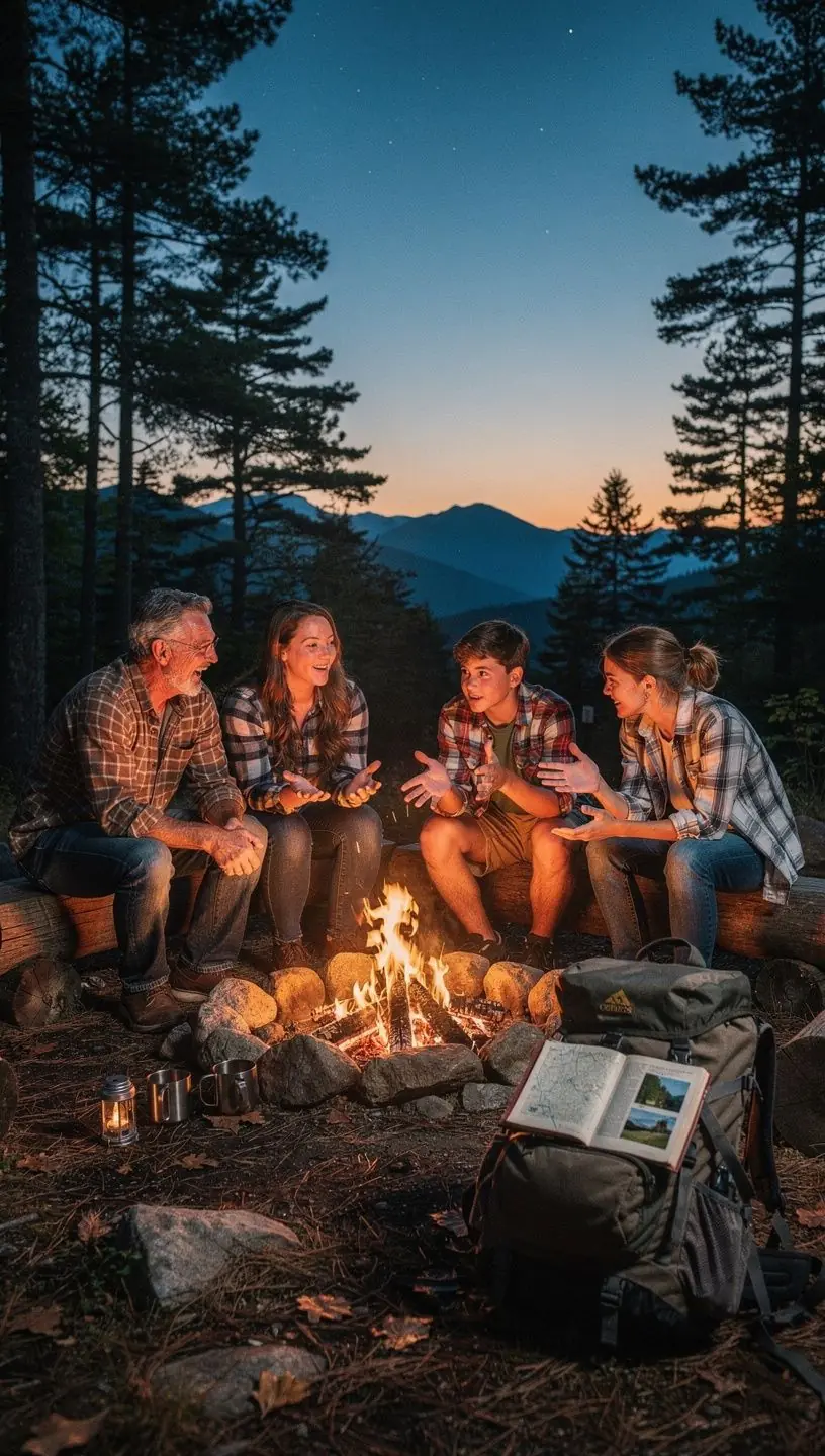 Widok na ruchliwą autostradę z pięknymi widokami gór w tle.